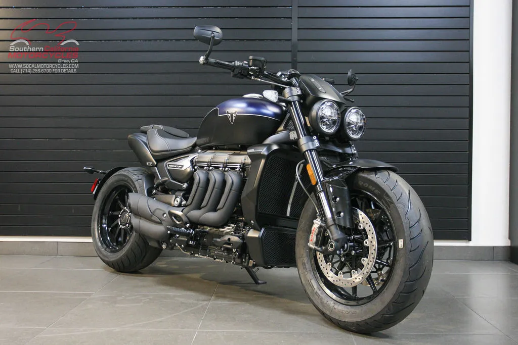 2025 Triumph Rocket 3 Storm R in Satin Pacific/Matte Sapphire Black, photo 5 of 10
