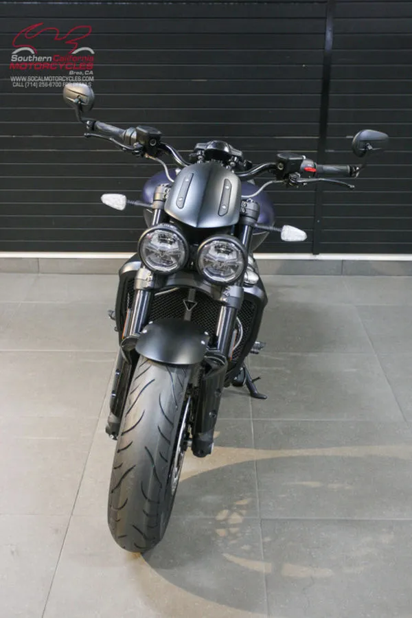 2025 Triumph Rocket 3 Storm R in Satin Pacific/Matte Sapphire Black, photo 6 of 10