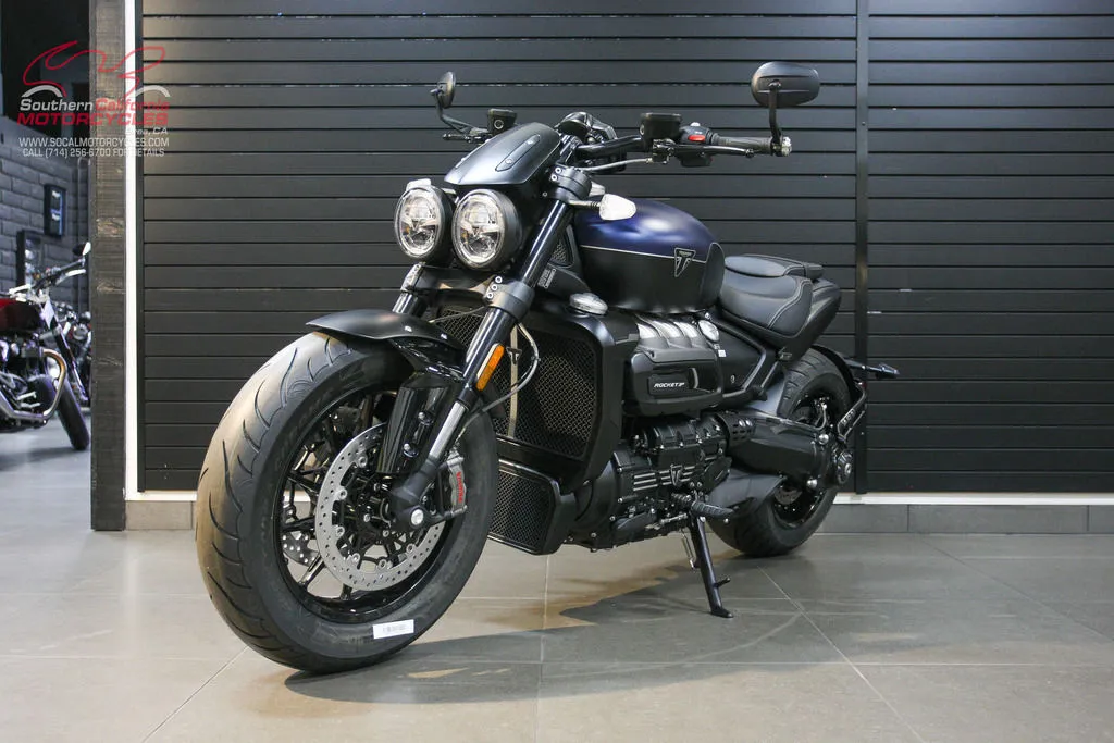 2025 Triumph Rocket 3 Storm R in Satin Pacific/Matte Sapphire Black, photo 7 of 10