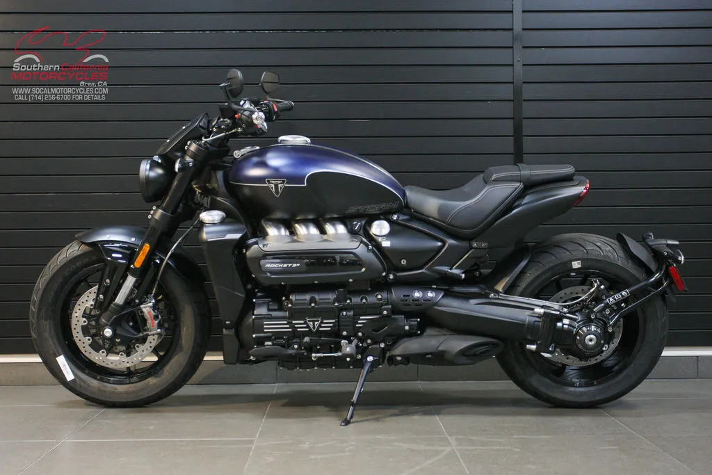 2025 Triumph Rocket 3 Storm R in Satin Pacific/Matte Sapphire Black, photo 8 of 10