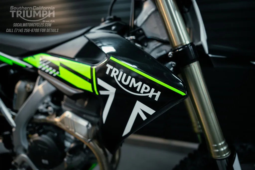 2025 Triumph TF 250-X in Jet Black / Pure White, photo 2 of 7