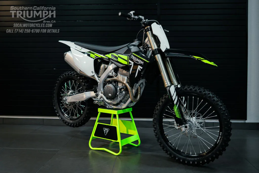 2025 Triumph TF 250-X in Jet Black / Pure White, photo 5 of 7