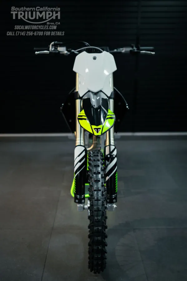 2025 Triumph TF 250-X in Jet Black / Pure White, photo 6 of 7