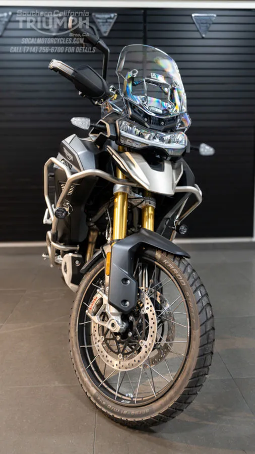 2025 Triumph Tiger 1200 Rally Explorer in Matte Sandstorm, photo 8 of 12