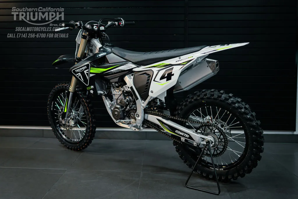 2025 Triumph TF 450-RC Edition in Jet Black, photo 10 of 11