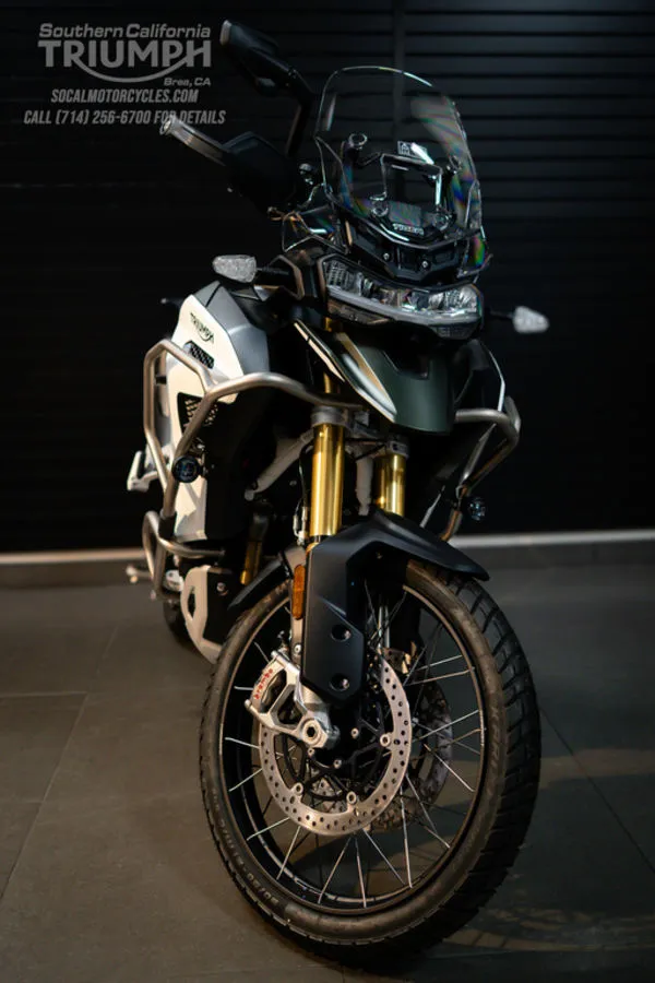 2025 Triumph Tiger 1200 Rally Explorer in Matte Khaki Green, photo 6 of 10