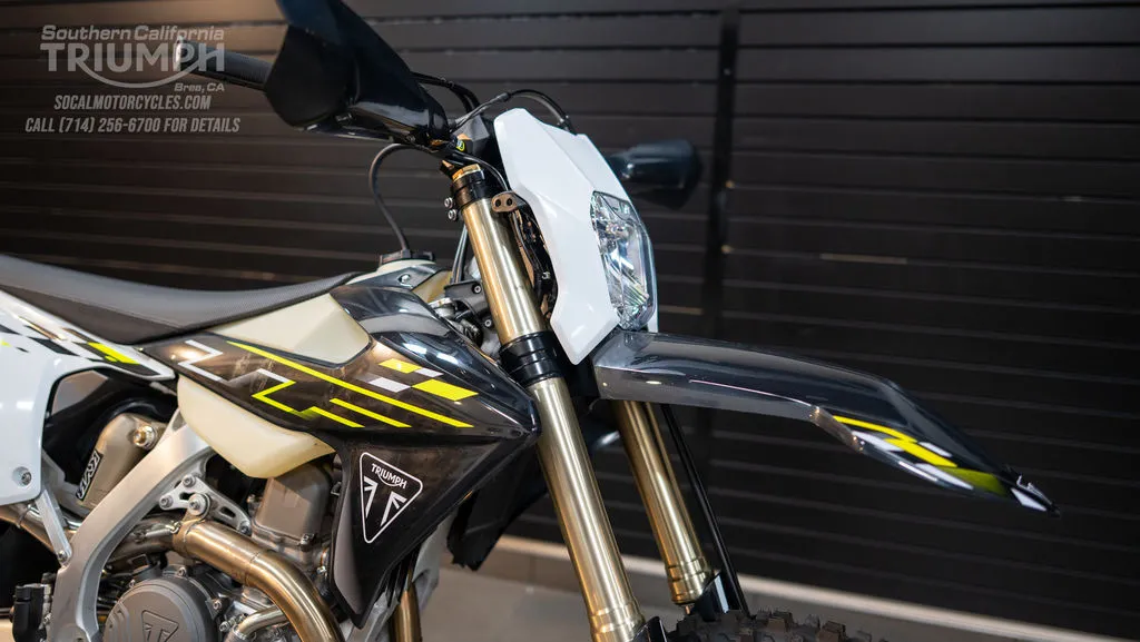 2026 Triumph TF 450-E in Jet Black/Pure White, photo 2 of 11