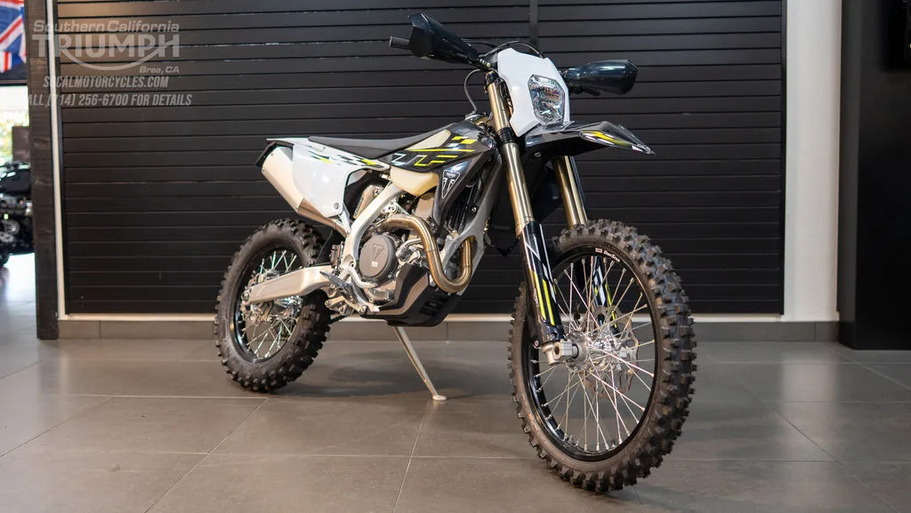 2026 Triumph TF 450-E in Jet Black/Pure White, photo 5 of 11