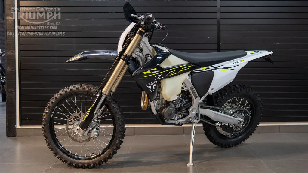 2026 Triumph TF 450-E in Jet Black/Pure White, photo 8 of 11