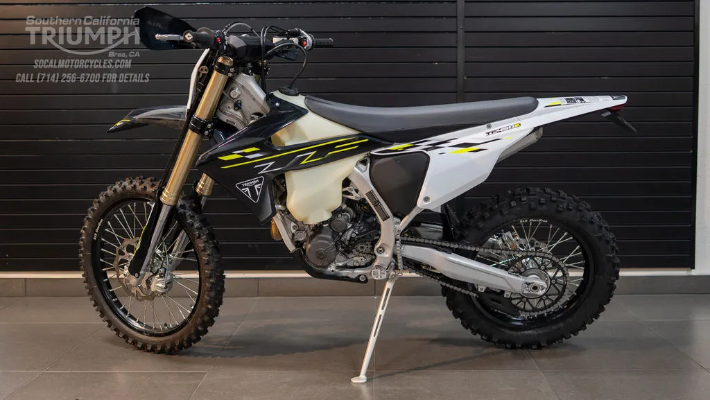 2026 Triumph TF 450-E in Jet Black/Pure White, photo 9 of 11