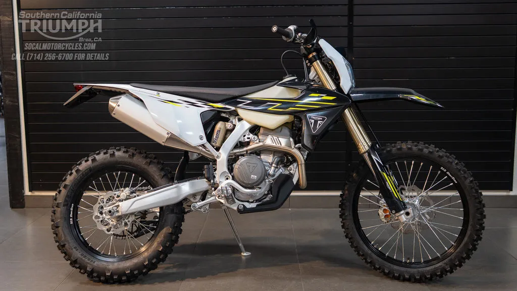 2026 Triumph TF 250-E in Jet Black / Pure White, photo 1 of 11