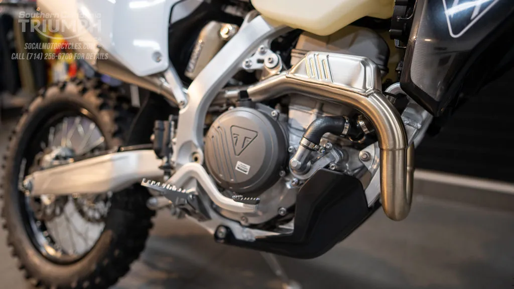 2026 Triumph TF 250-E in Jet Black / Pure White, photo 4 of 11