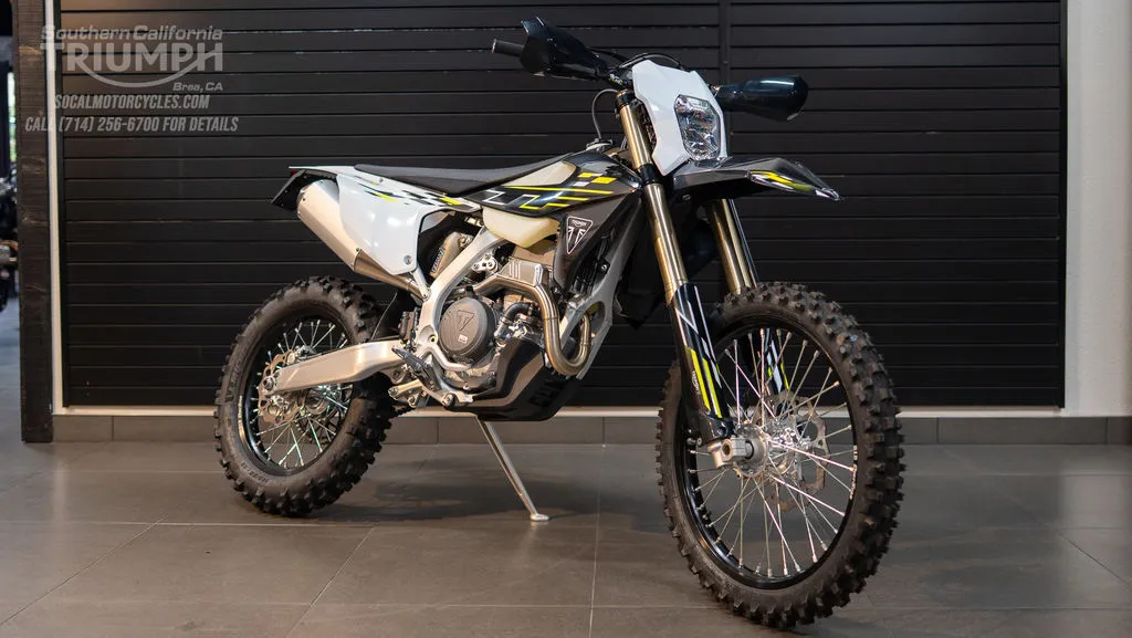 2026 Triumph TF 250-E in Jet Black / Pure White, photo 5 of 11