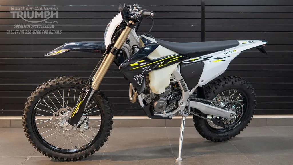 2026 Triumph TF 250-E in Jet Black / Pure White, photo 8 of 11