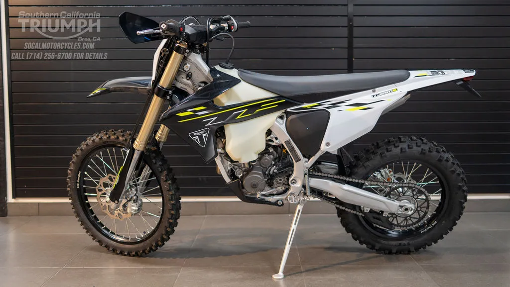 2026 Triumph TF 250-E in Jet Black / Pure White, photo 9 of 11