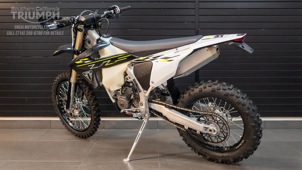 2026 Triumph TF 250-E in Jet Black / Pure White, photo 10 of 11