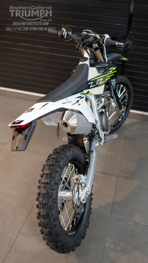 2026 Triumph TF 250-E in Jet Black / Pure White, photo 11 of 11