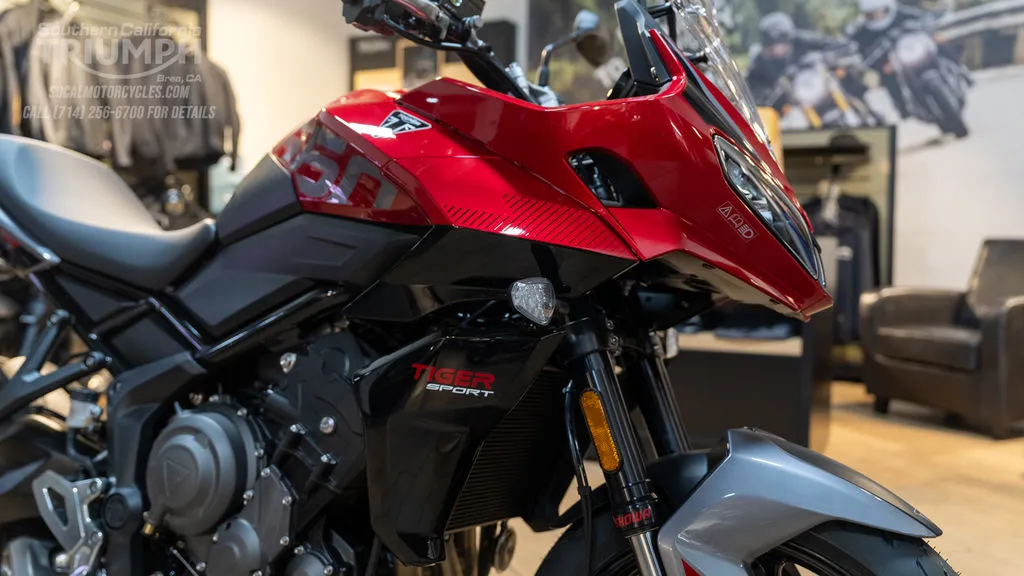 2025 Triumph Tiger Sport 660 in Carnival Red, photo 2 of 8