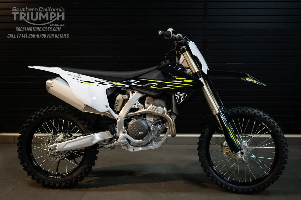 2026 Triumph TF 250-X in Jet Black / Pure White, photo 1 of 9