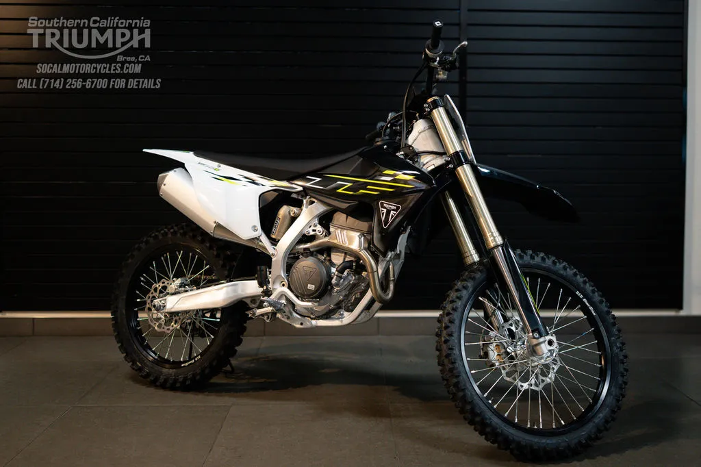 2026 Triumph TF 250-X in Jet Black / Pure White, photo 4 of 9