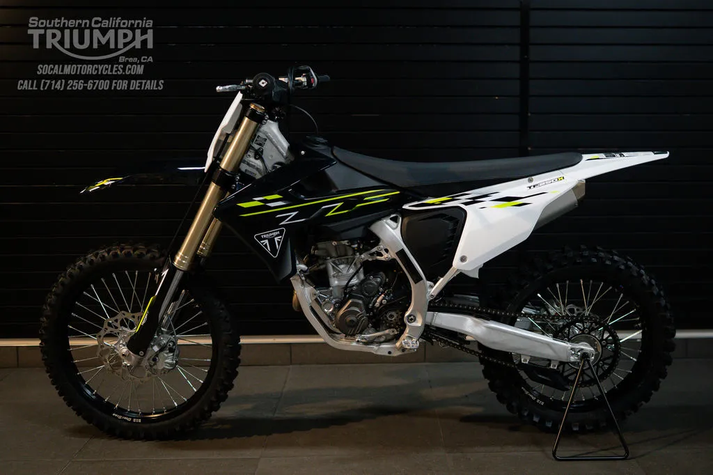 2026 Triumph TF 250-X in Jet Black / Pure White, photo 7 of 9