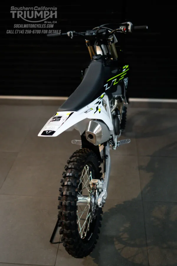 2026 Triumph TF 250-X in Jet Black / Pure White, photo 9 of 9