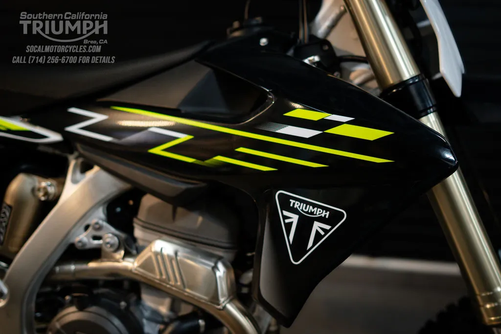 2026 Triumph TF 250-X in Jet Black / Pure White, photo 2 of 9