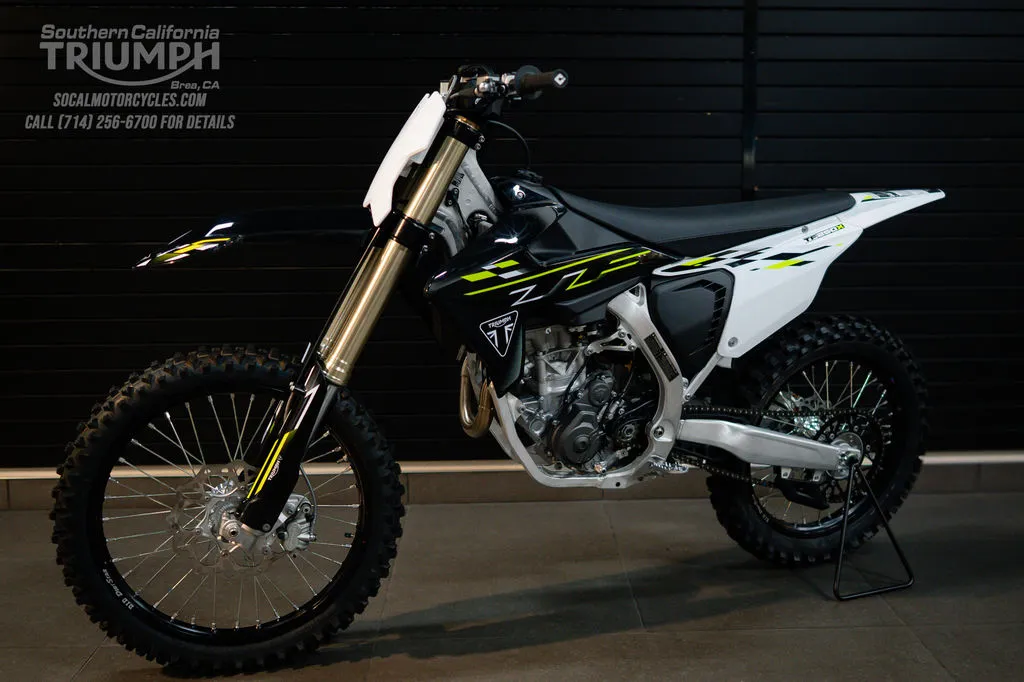 2026 Triumph TF 250-X in Jet Black / Pure White, photo 6 of 9