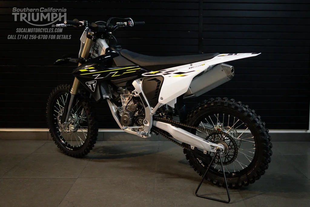 2026 Triumph TF 250-X in Jet Black / Pure White, photo 8 of 9
