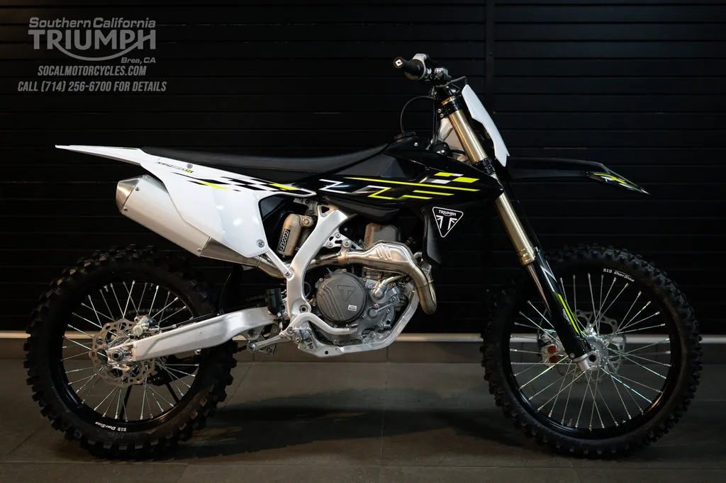 2026 Triumph TF 450-X in Jet Black / Pure White, photo 1 of 9