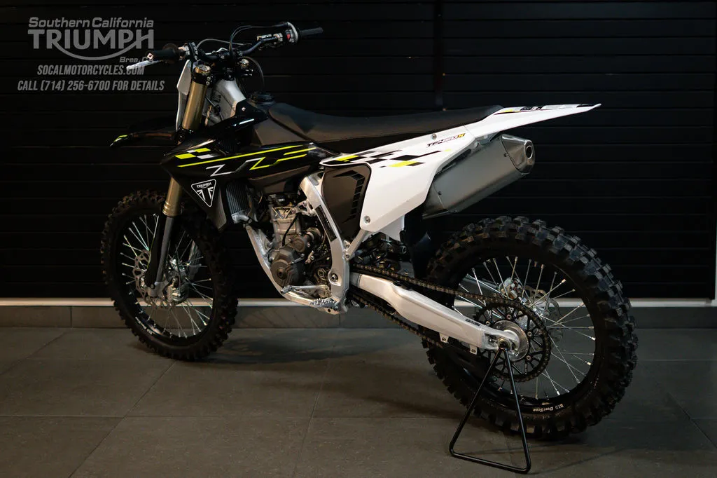 2026 Triumph TF 450-X in Jet Black / Pure White, photo 8 of 9