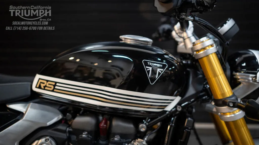 2026 Triumph Speed Twin 1200 RS in Sapphire Black, photo 2 of 13