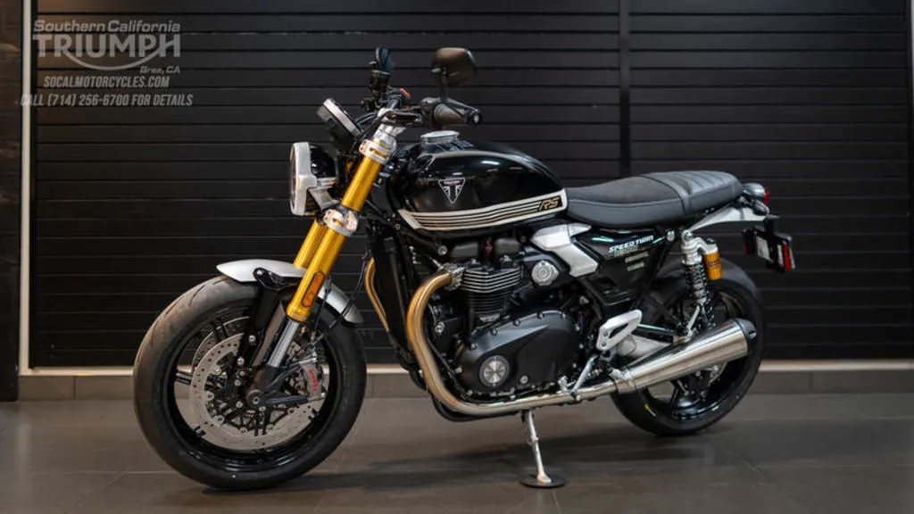 2026 Triumph Speed Twin 1200 RS in Sapphire Black, photo 10 of 13