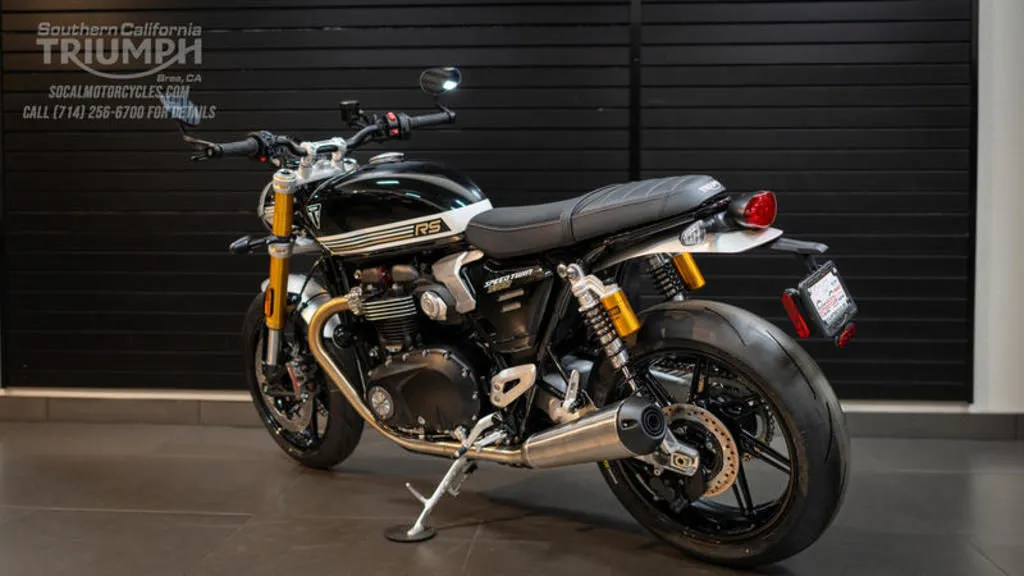 2026 Triumph Speed Twin 1200 RS in Sapphire Black, photo 12 of 13