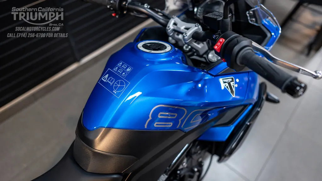 2026 Triumph Tiger Sport 800 in Caspian Blue / Sapphire Black, photo 3 of 11