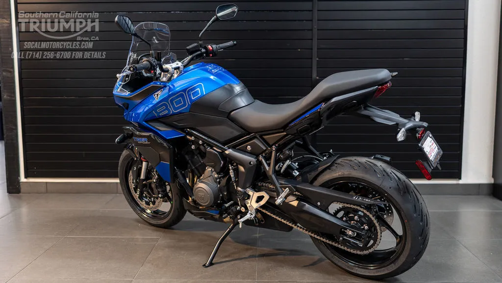 2026 Triumph Tiger Sport 800 in Caspian Blue / Sapphire Black, photo 10 of 11