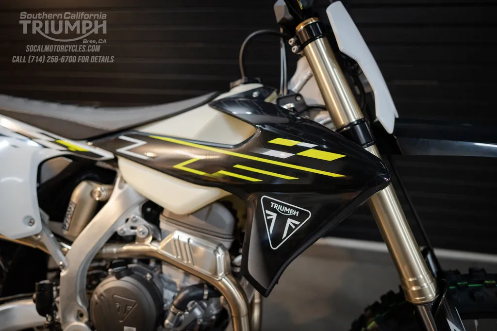 2026 Triumph TF 250-C in Jet Black / Pure White, photo 2 of 9