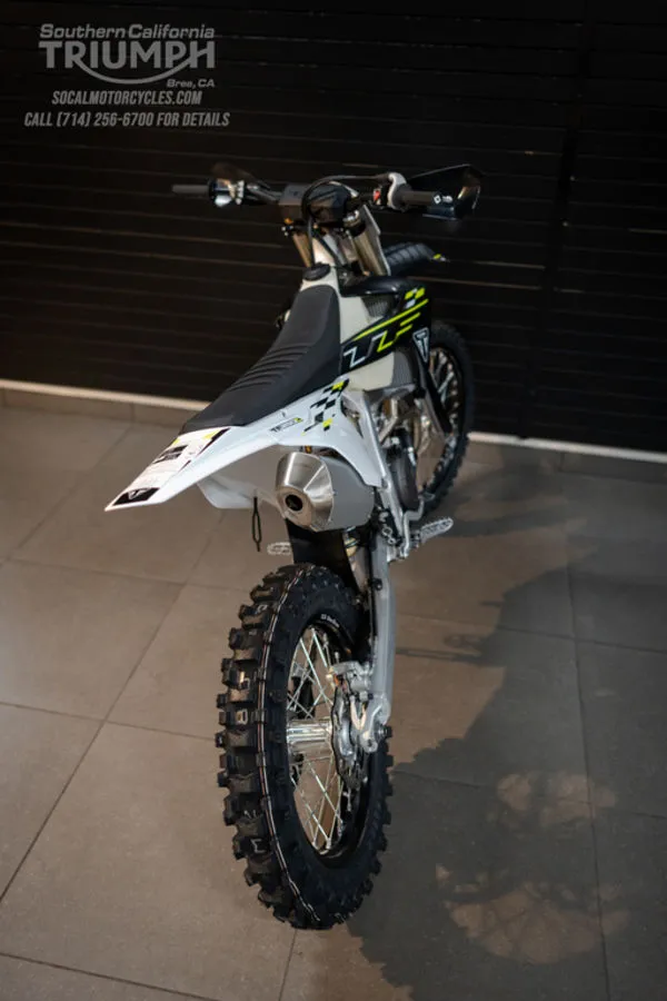 2026 Triumph TF 250-C in Jet Black / Pure White, photo 9 of 9