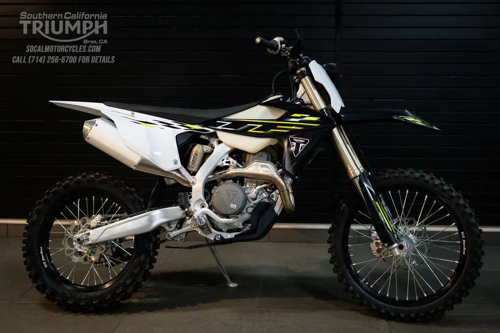 2026 Triumph TF 450-C in Jet Black / Pure White, photo 1 of 9