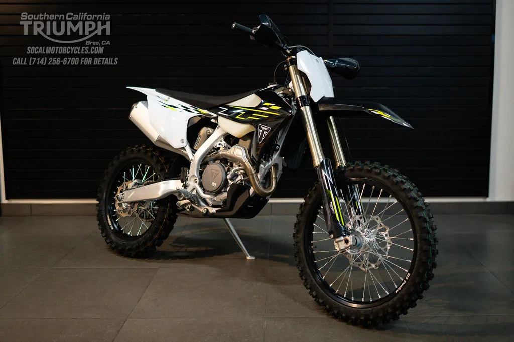 2026 Triumph TF 450-C in Jet Black / Pure White, photo 4 of 9