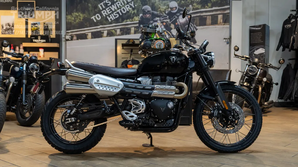 2026 Triumph Scrambler 1200 X in Sapphire Black, photo 1 of 8