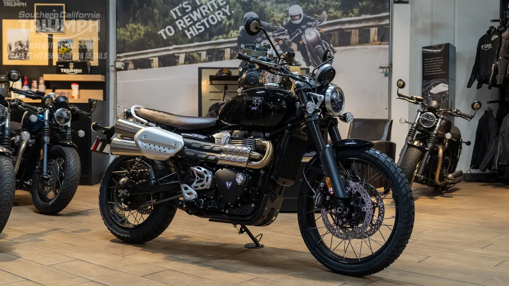 2026 Triumph Scrambler 1200 X in Sapphire Black, photo 3 of 8
