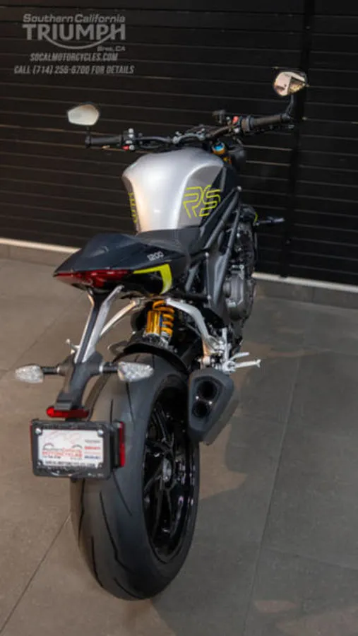 2026 Triumph Speed Triple 1200 RS in Granite / Triumph Performance Yellow, photo 12 of 12