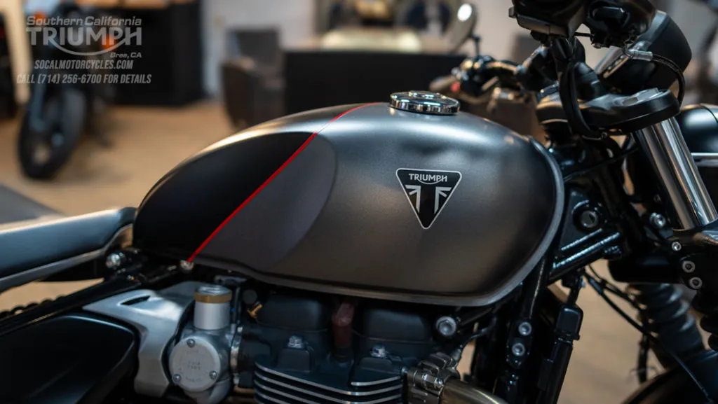 2026 Triumph Bonneville Bobber in Satin Mineral Grey / Satin Sapphire Black, photo 2 of 10