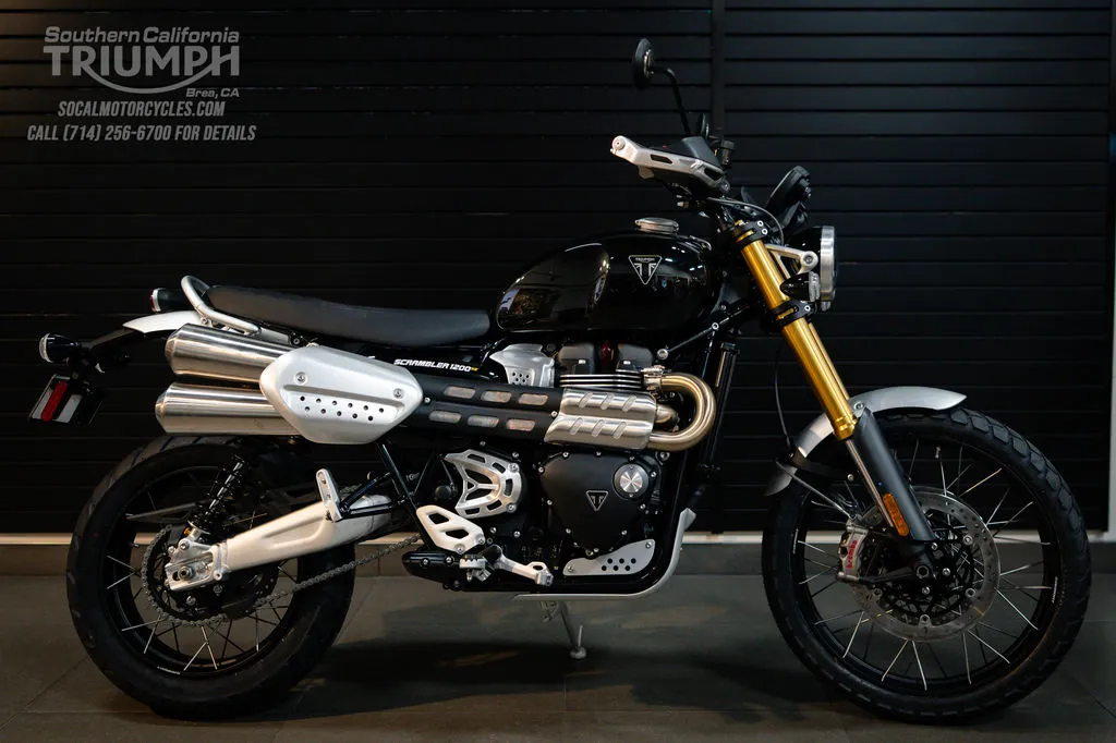 2026 Triumph Scrambler 1200 XE in Sapphire Black, photo 1 of 10