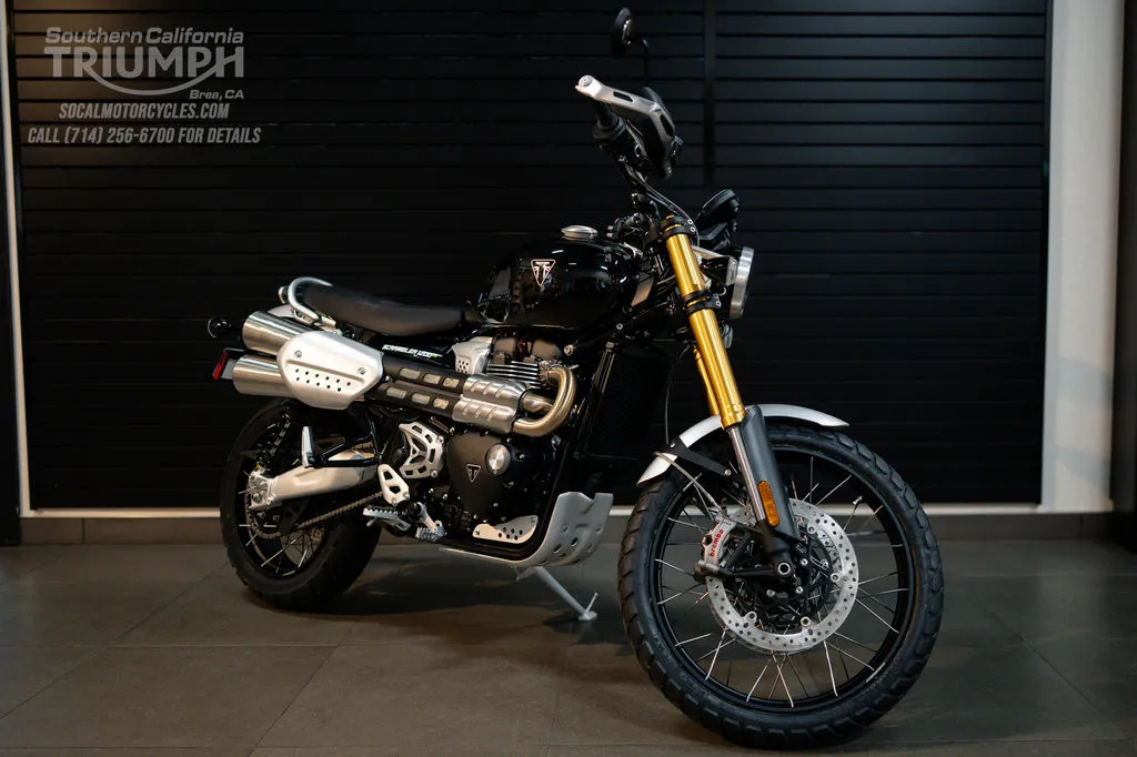 2026 Triumph Scrambler 1200 XE in Sapphire Black, photo 5 of 10