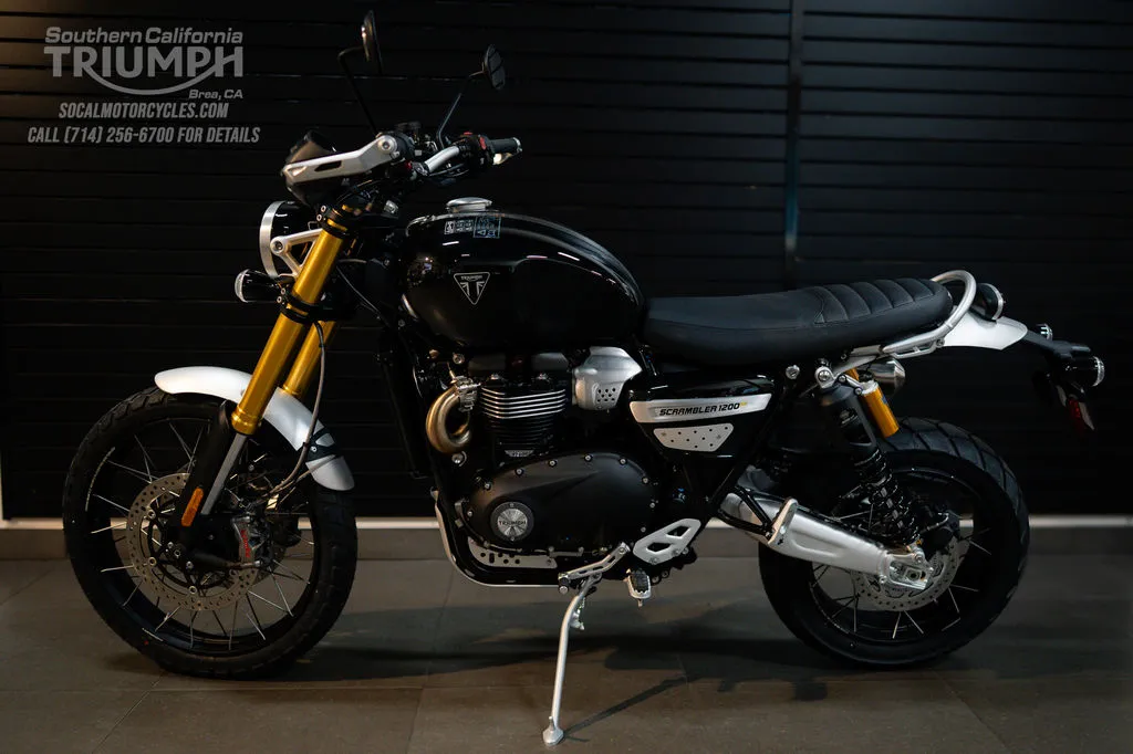 2026 Triumph Scrambler 1200 XE in Sapphire Black, photo 8 of 10