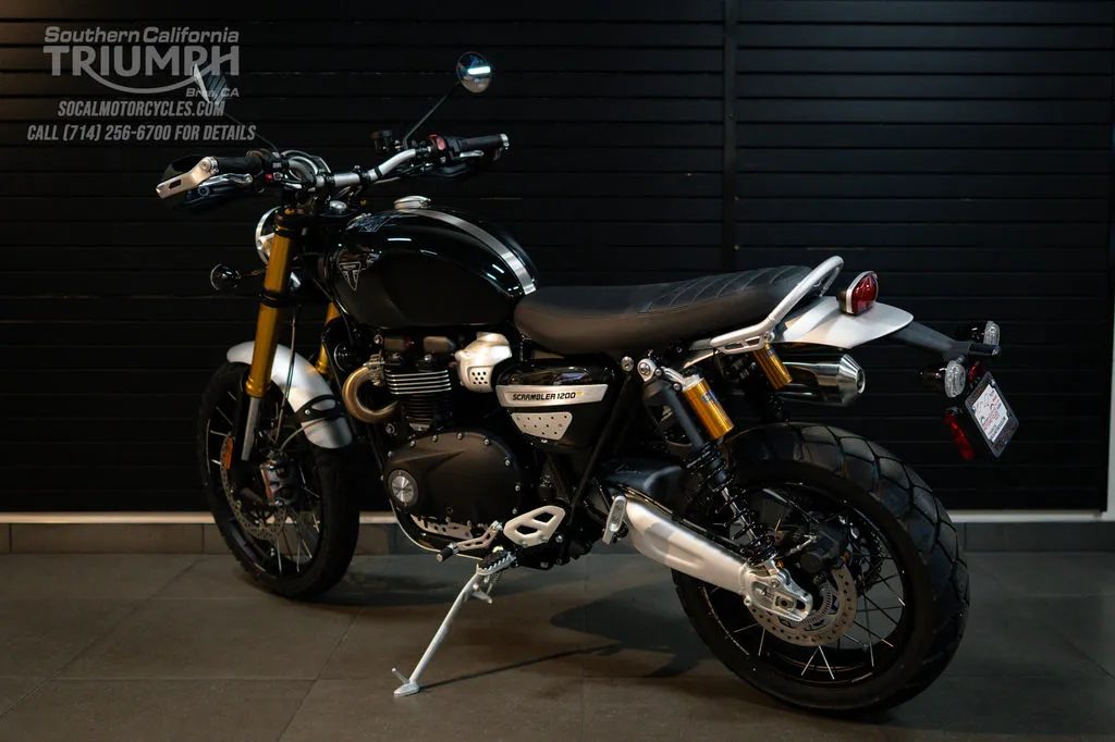 2026 Triumph Scrambler 1200 XE in Sapphire Black, photo 9 of 10