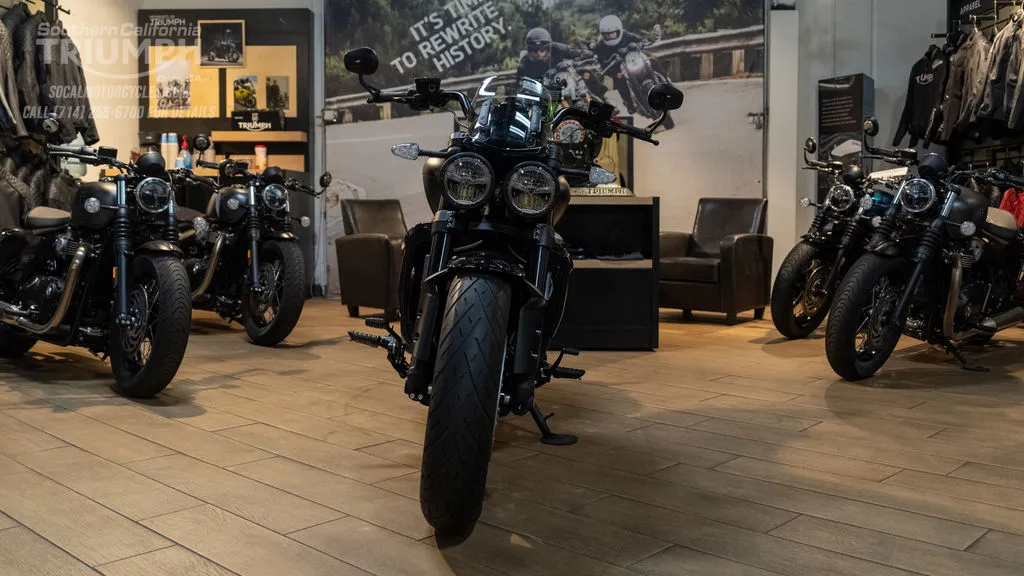 2026 Triumph Rocket 3 Storm GT in Matte Sapphire Black / Satin Granite, photo 4 of 8
