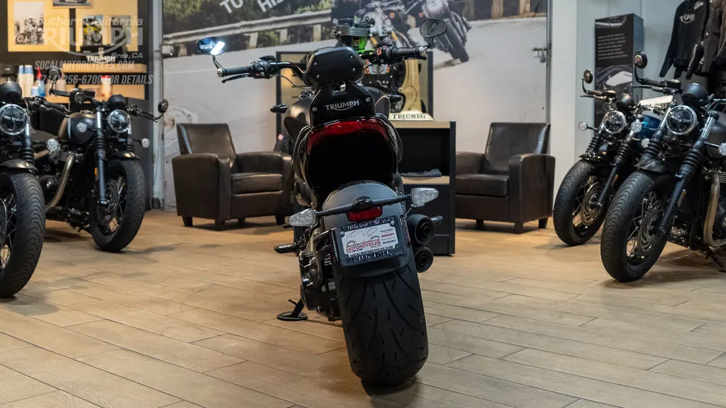 2026 Triumph Rocket 3 Storm GT in Matte Sapphire Black / Satin Granite, photo 8 of 8